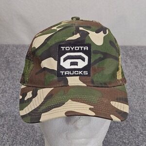 Toyota Trucks Camo Mesh Trucker Hat Men Adjustable Snapback Cap Outdoor Utility
